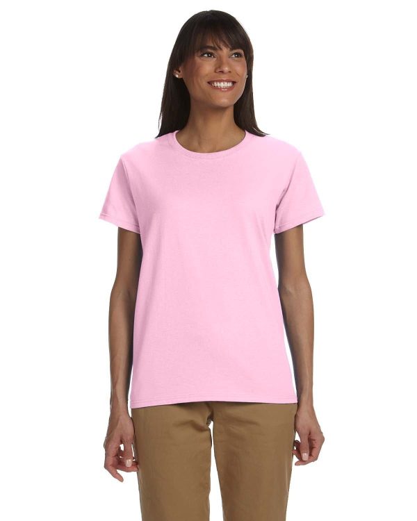Gildan Ladies Ultra Cotton Heavyweight T-Shirt | Light Pink Online now