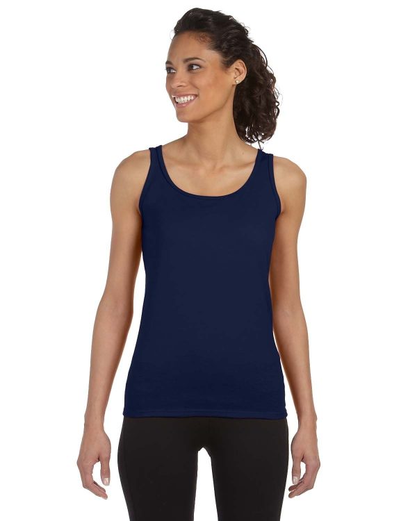 Gildan Ladies SoftStyle Tank Top | Navy Sale