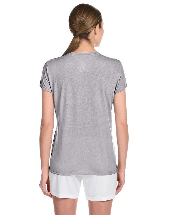 Gildan Ladies 4.5 oz. Performance T-Shirt | Sport Grey on Sale - Image 2