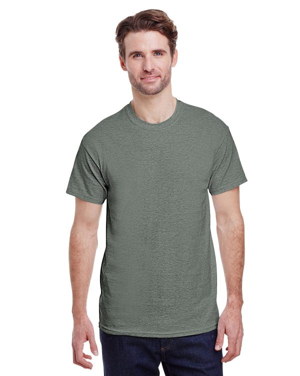 Gildan Heavy Cotton T-Shirt | Hthr Militry Grn Online Sale