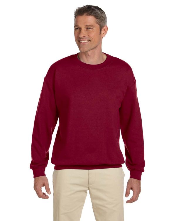 Gildan Lightweight 50 50 Crewneck Sweatshirt | Antiq Cherry Red Online Sale