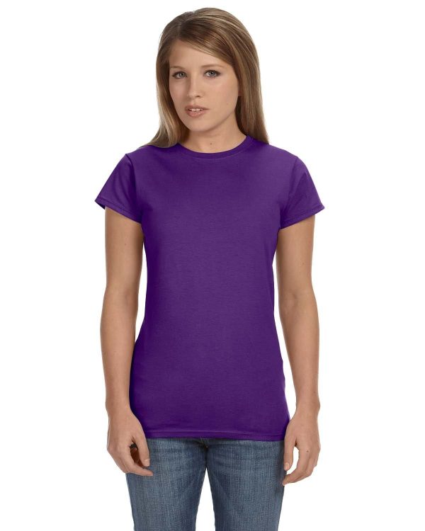 Gildan Ladies SoftStyle T-Shirt | Purple on Sale