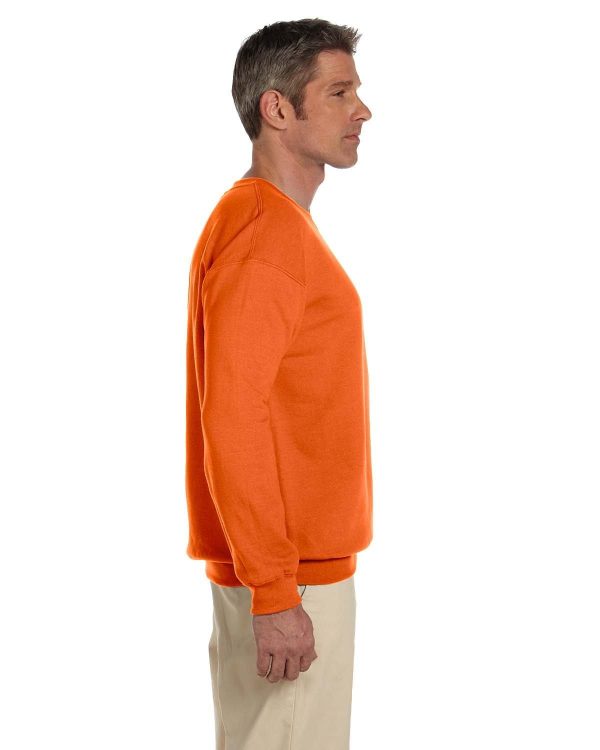 Gildan Lightweight 50 50 Crewneck Sweatshirt | Orange Supply - Image 3