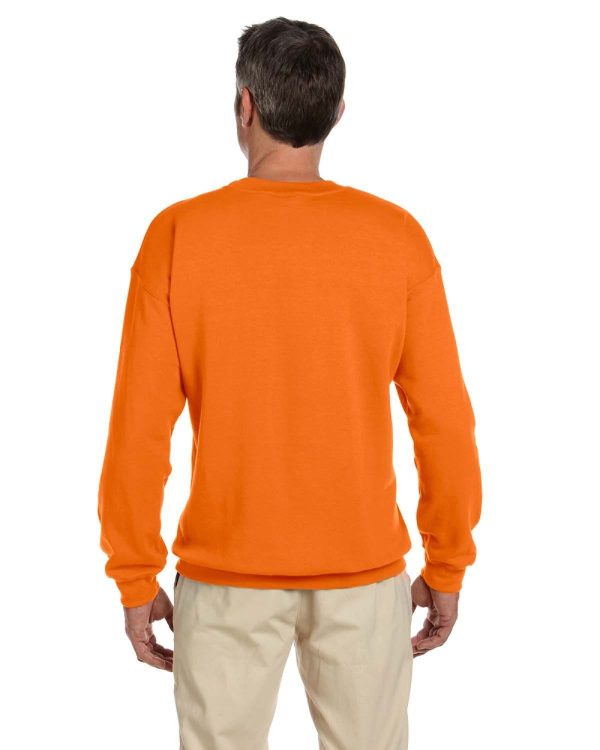 Gildan Lightweight 50 50 Crewneck Sweatshirt | S Orange Supply - Image 2