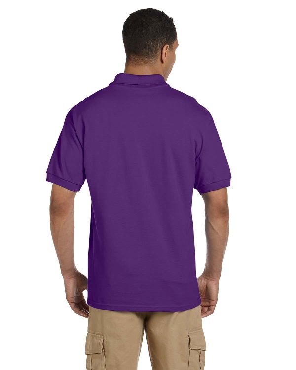 Gildan Heavyweight Cotton Pique Polo Shirt | Purple Hot on Sale - Image 2