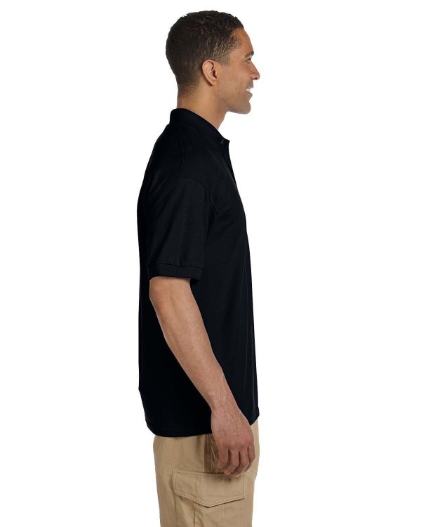 Gildan Heavyweight Cotton Pique Polo Shirt | Black For Discount - Image 3