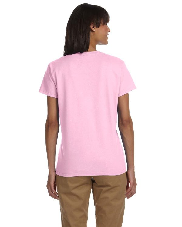 Gildan Ladies Ultra Cotton Heavyweight T-Shirt | Light Pink Online now - Image 2