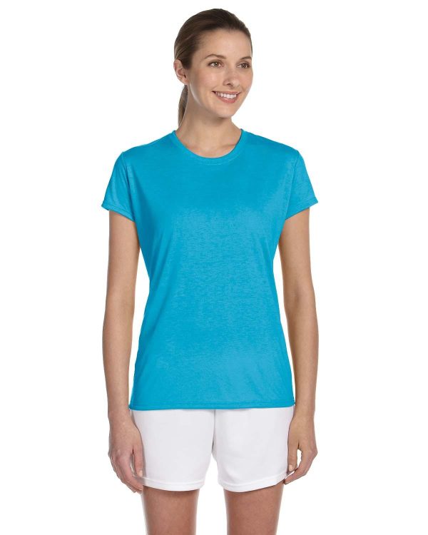 Gildan Ladies 4.5 oz. Performance T-Shirt | Carolina Blue For Cheap