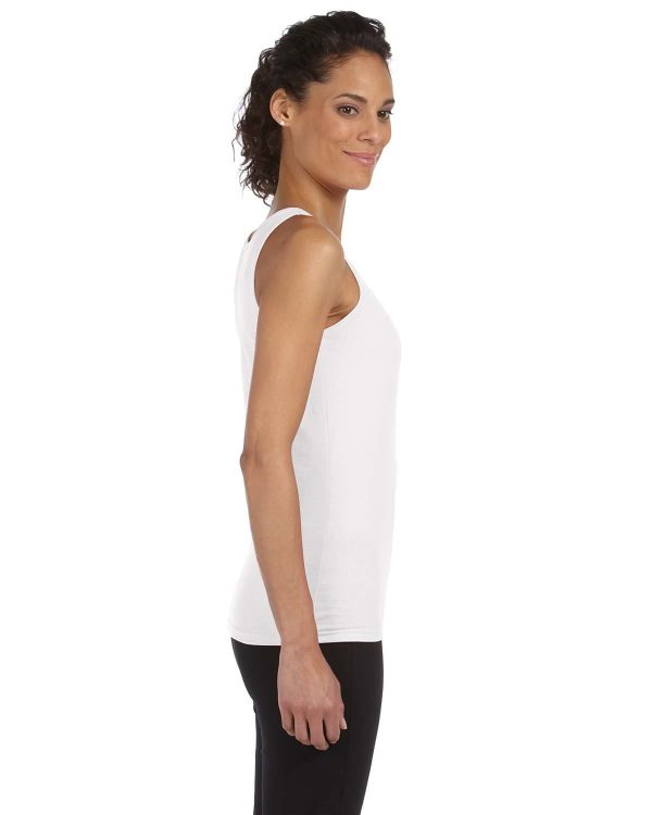 Gildan Ladies SoftStyle Tank Top | White Sale - Image 3