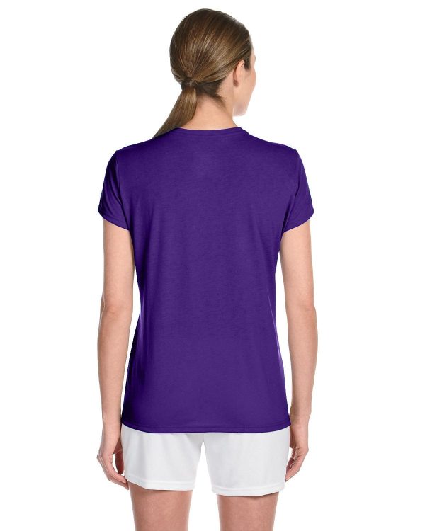 Gildan Ladies 4.5 oz. Performance T-Shirt | Purple Cheap - Image 2