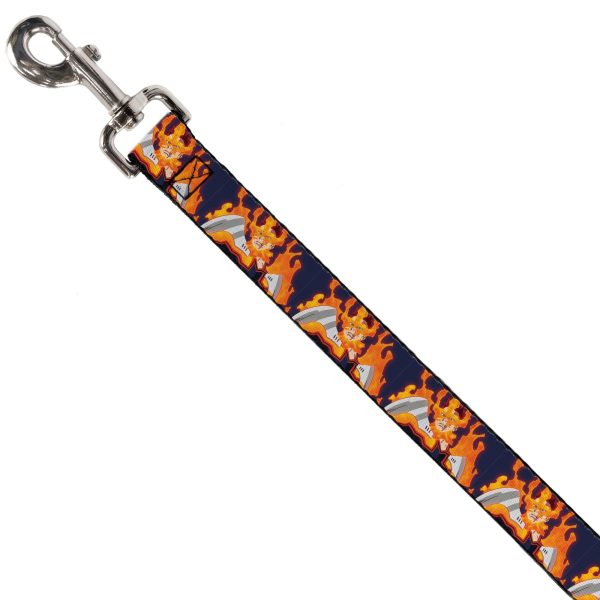 Dog Leash - My Hero Academia Flame Hero Endeavor Pose Blue Discount - Image 2