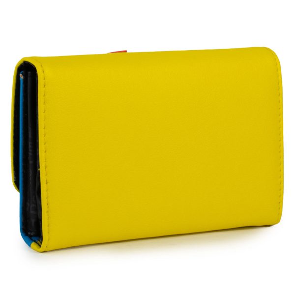 Women s Fold Over Wallet Rectangle - Pixar Luxo Ball Bounding Yellow Red Blue For Sale - Image 3