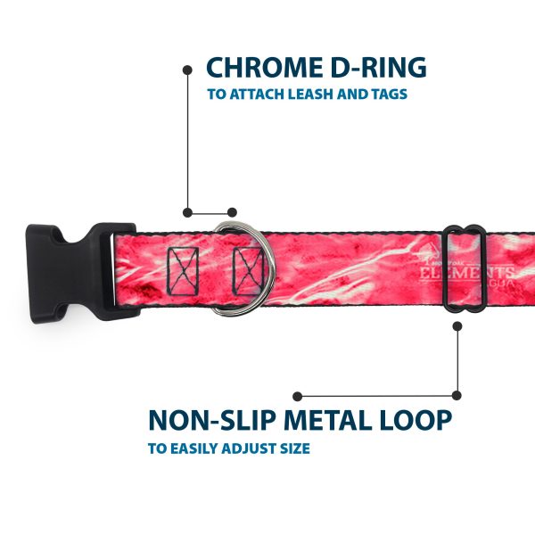 Plastic Clip Collar - Mossy Oak Elements Anemone Agua Camo Pink Online now - Image 5